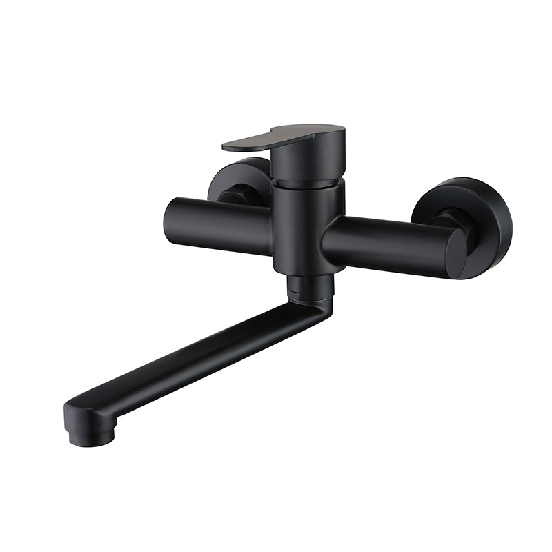 Wall-Mounted Extended Swivel Spout Mixer